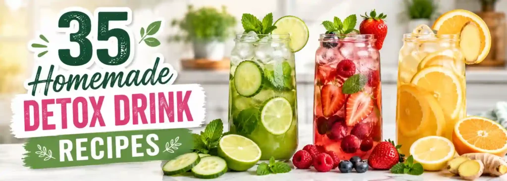 35 Homemade Detox Drink Recipes