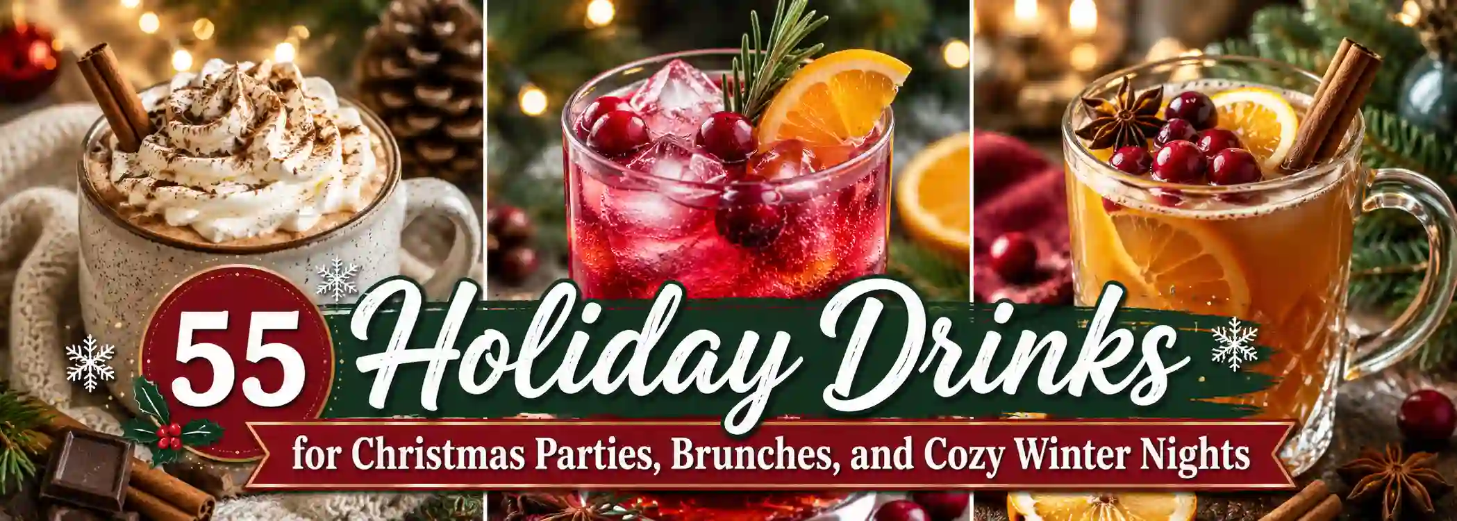 55 Holiday Drinks for Christmas Parties, Brunches, and Cozy Winter Nights