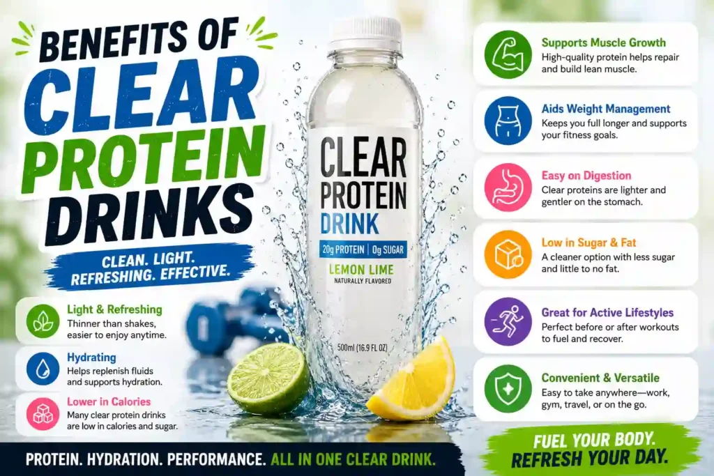 Benefits of Clear Protein Drinks
