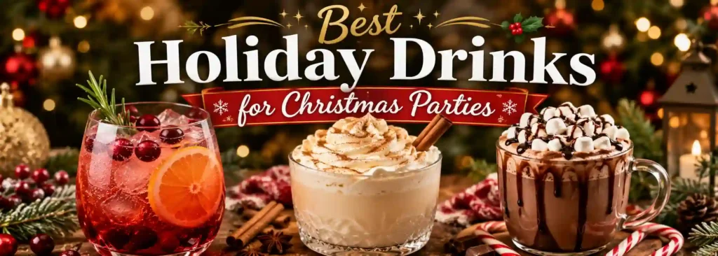 Best Holiday Drinks for Christmas Parties