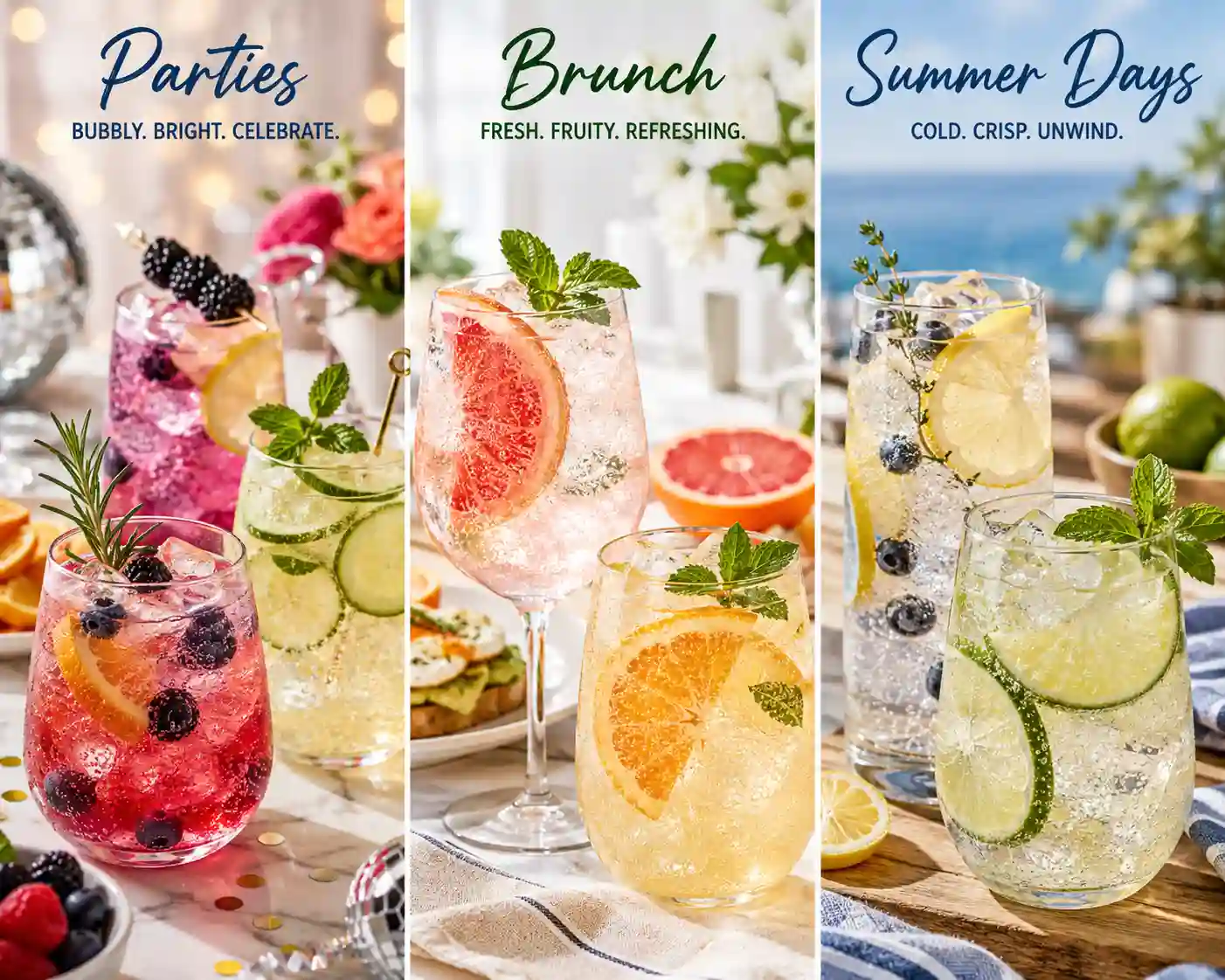 Best Seltzer Drinks for Parties, Brunch, and Summer Days