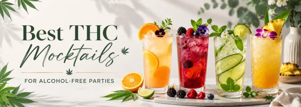 Best THC Mocktails for Alcohol-Free Parties