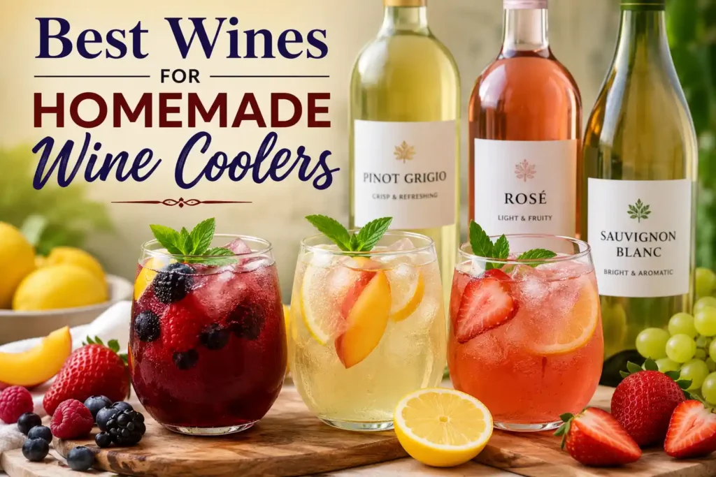 Best Wines for Homemade Wine Coolers