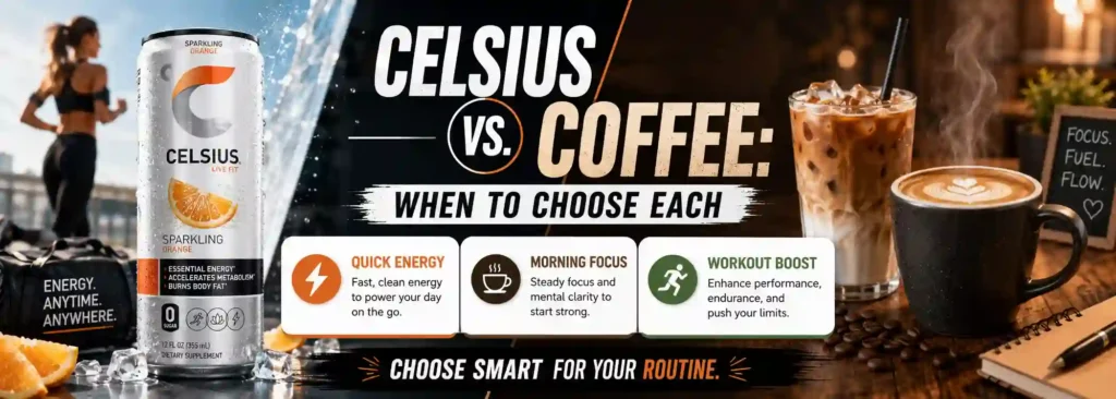 Celsius vs. Coffee: When to Choose Each