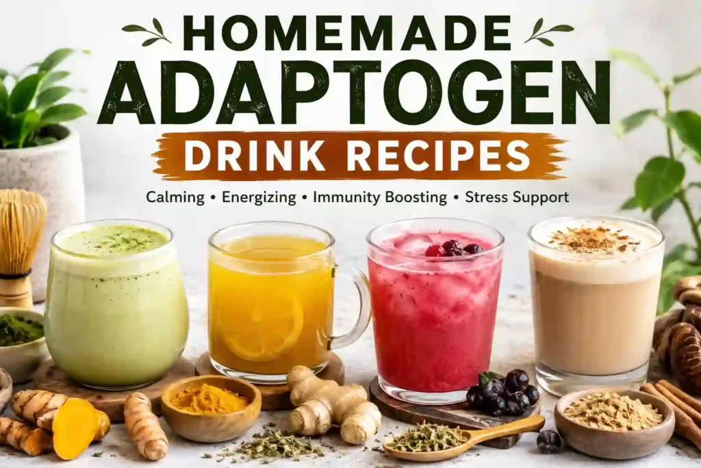 Homemade Adaptogen Drink Recipes