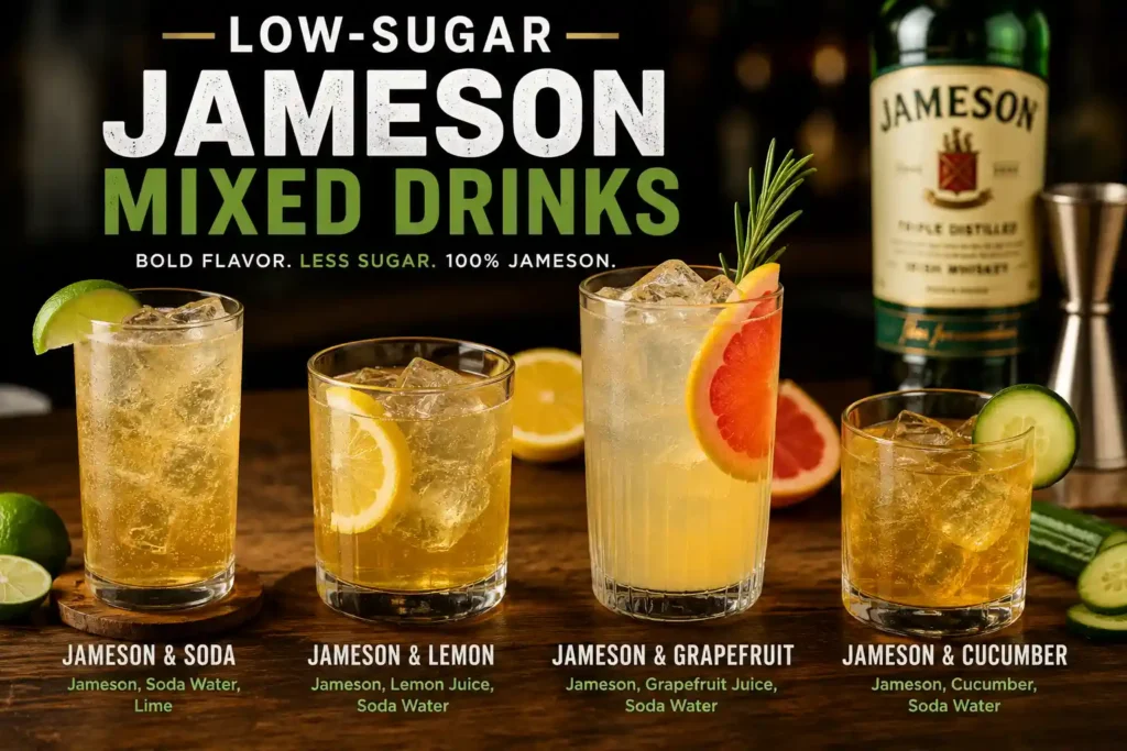Low-Sugar Jameson Mixed Drinks