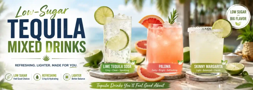 Low-Sugar Tequila Mixed Drinks