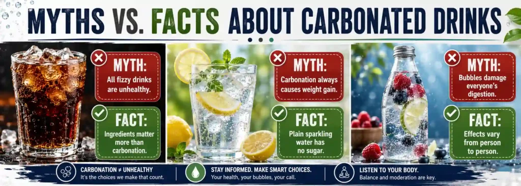 Myths vs. Facts About Carbonated Drinks