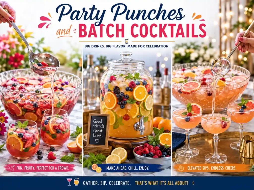Party Punches and Batch Cocktails