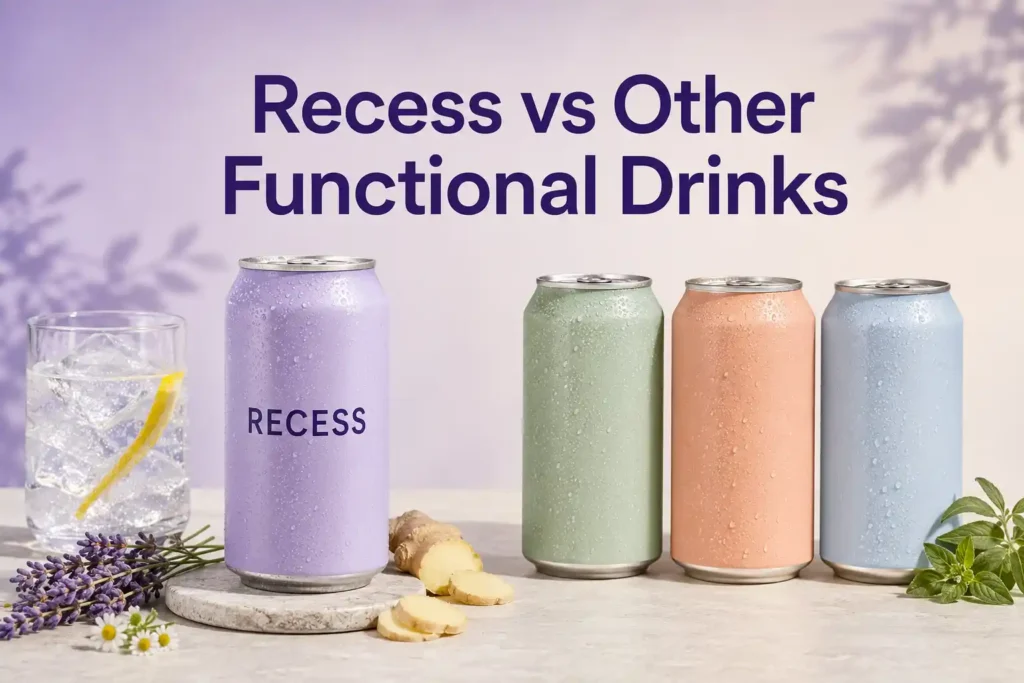 Recess vs Other Functional Drinks