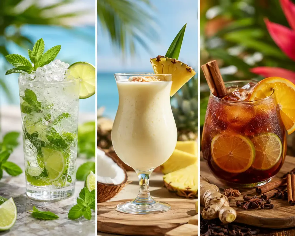 Rum Mocktails and Alcohol-Free Options