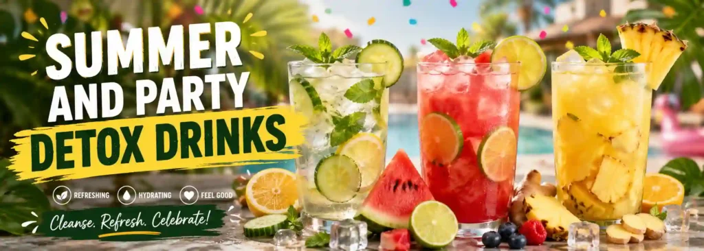 Summer and Party Detox Drinks