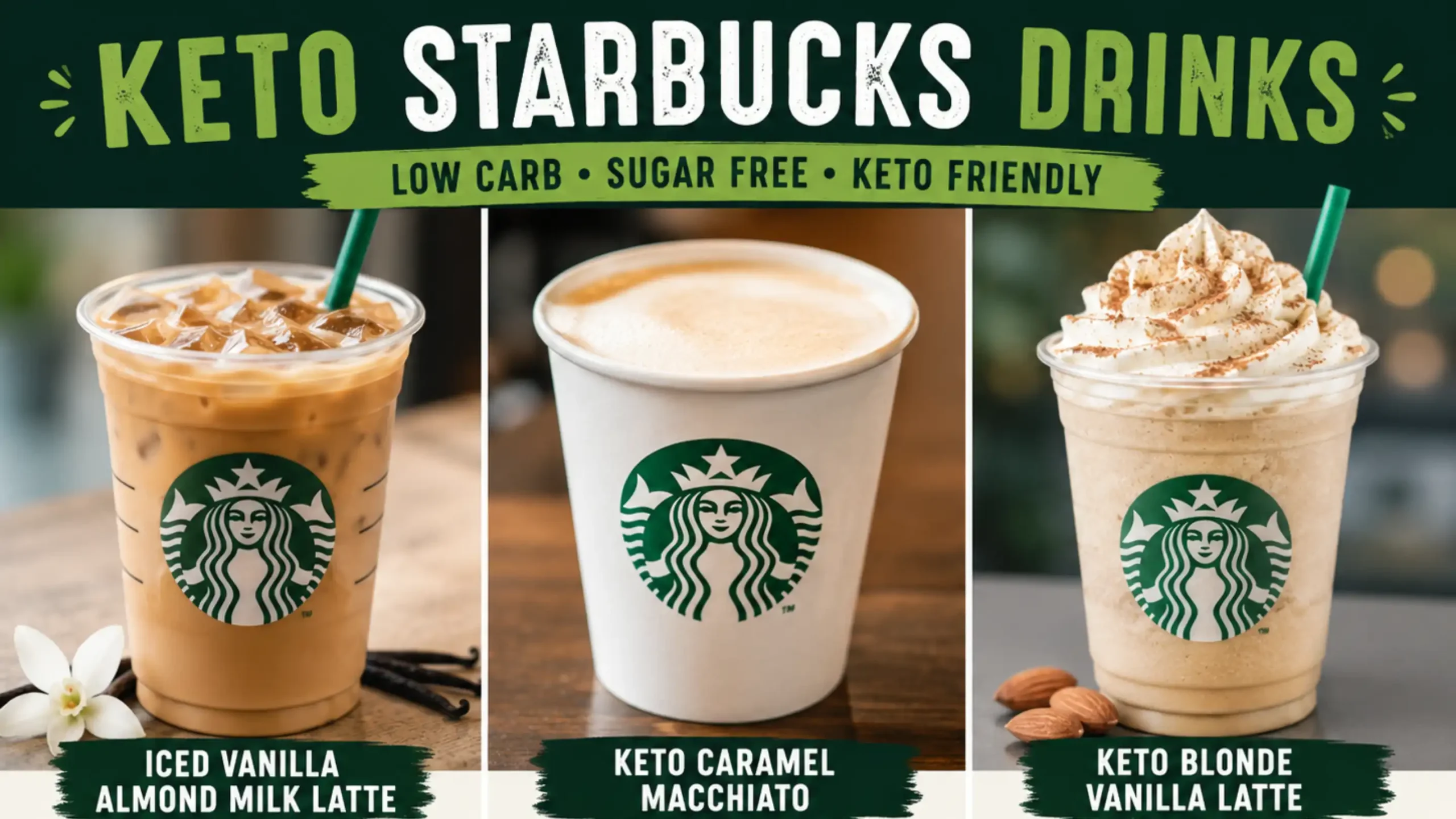Keto Starbucks Drinks: 27 Best Low-Carb Orders That Actually Taste Good (2026 Guide)