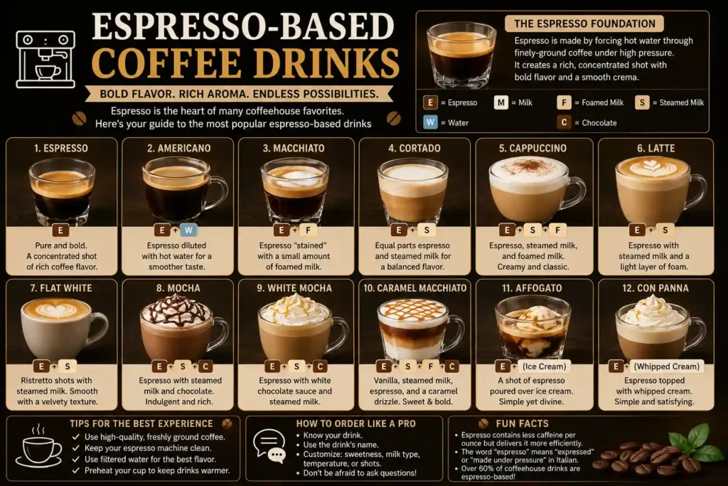Espresso-Based Coffee Drinks