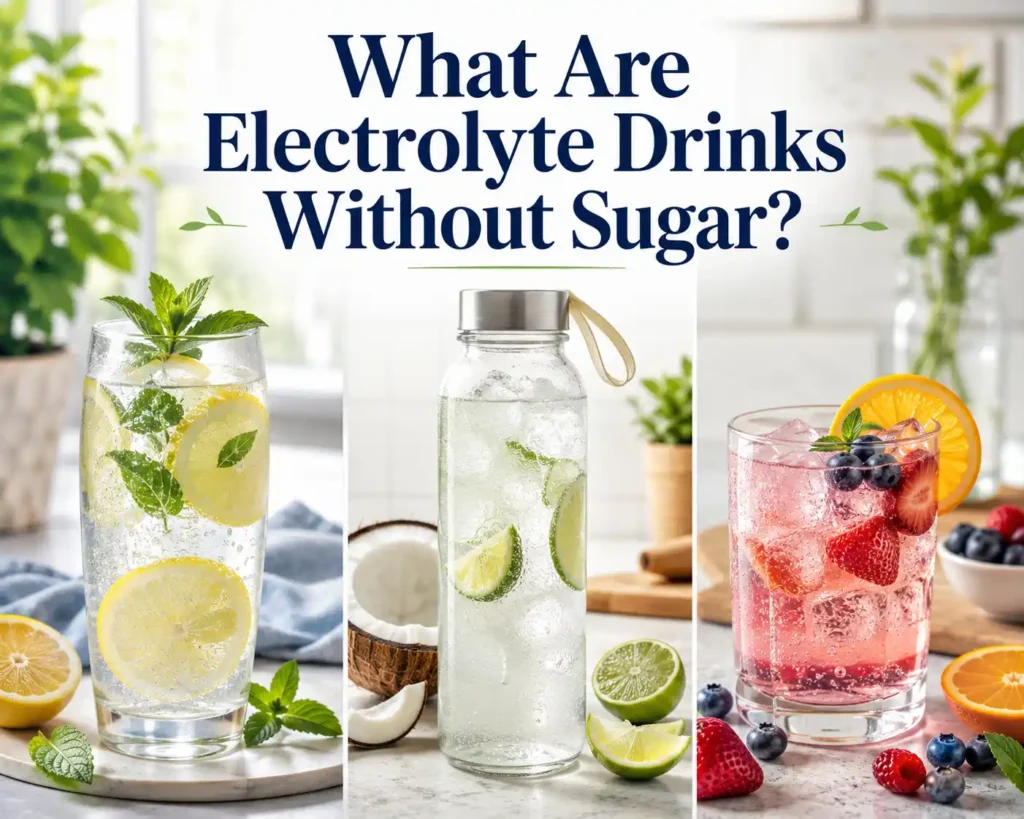 What Are Electrolyte Drinks Without Sugar?