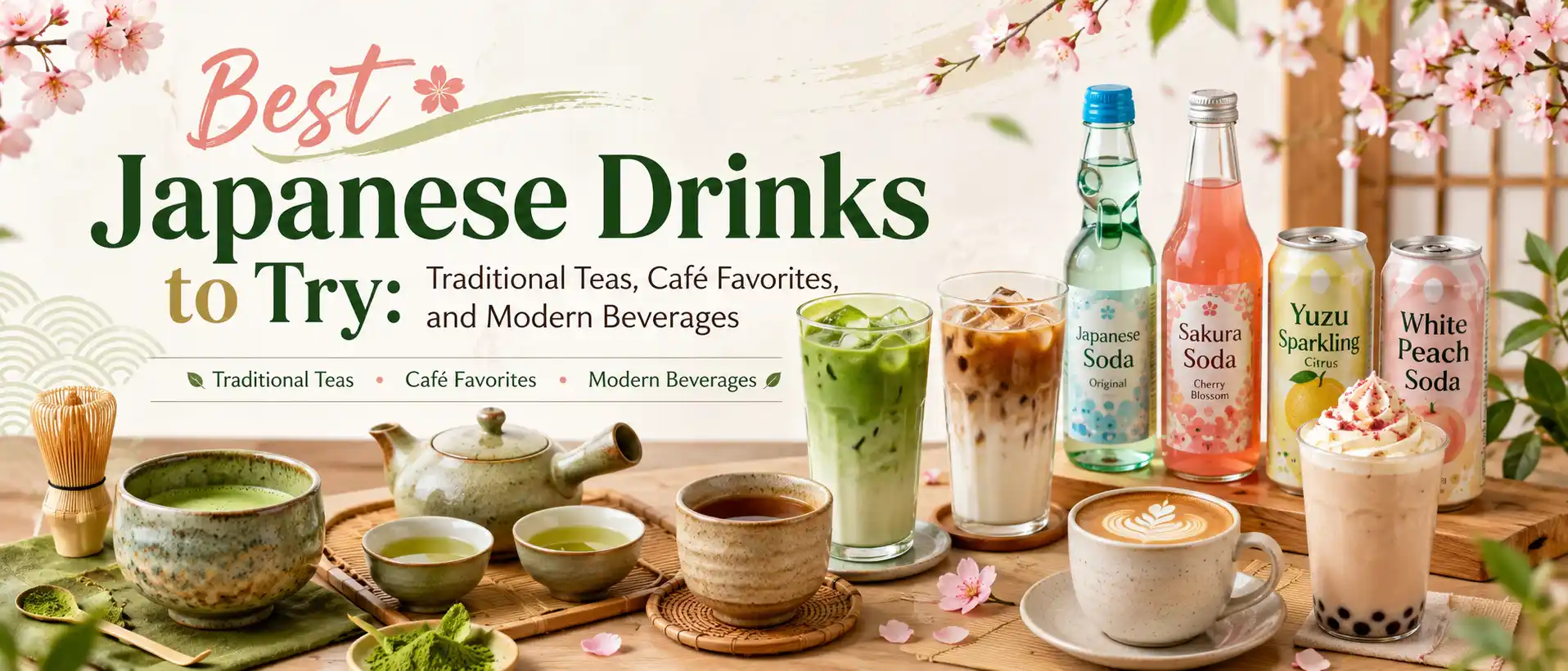 Best Japanese Drinks to Try: Traditional Teas, Café Favorites, and Modern Beverages