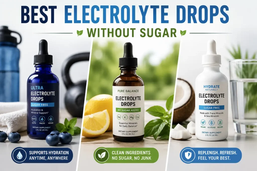 Best Electrolyte Drops Without Sugar