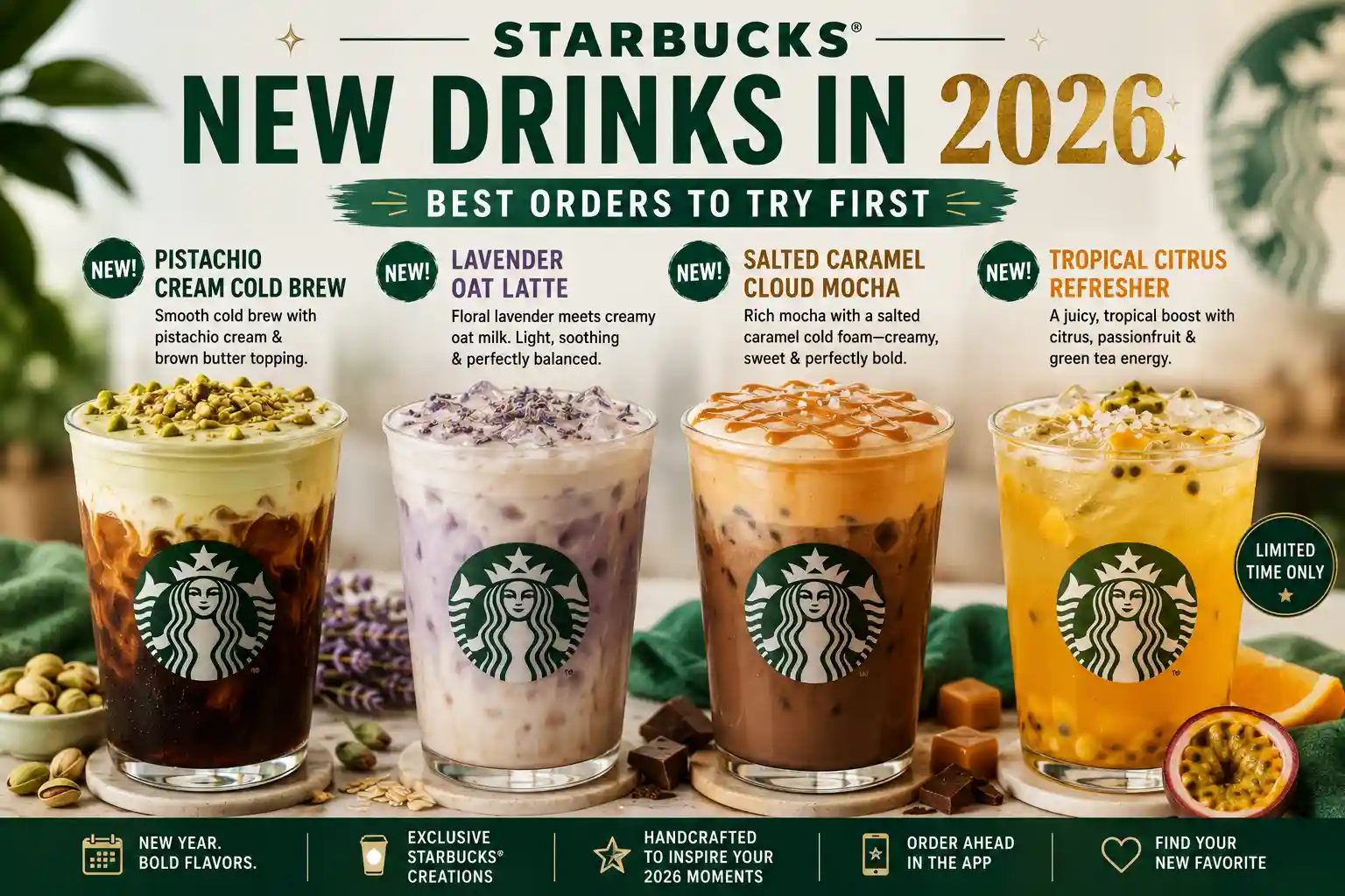 Starbucks New Drinks in 2026: Best Orders to Try First