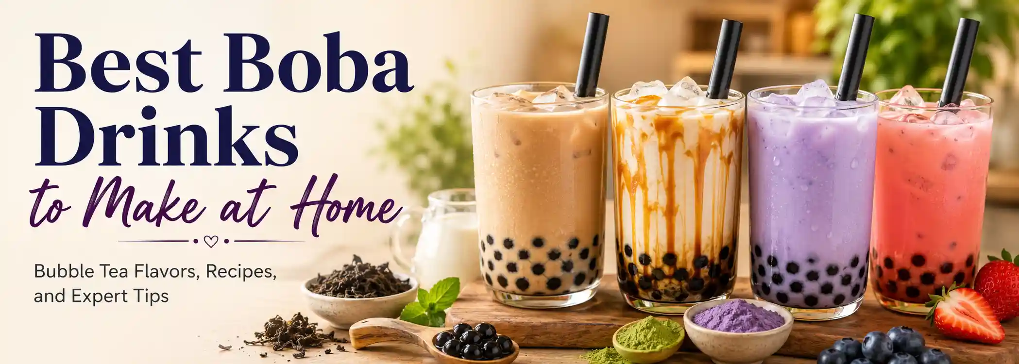 Best Boba Drinks to Make at Home: Bubble Tea Flavors, Recipes, and Expert Tips