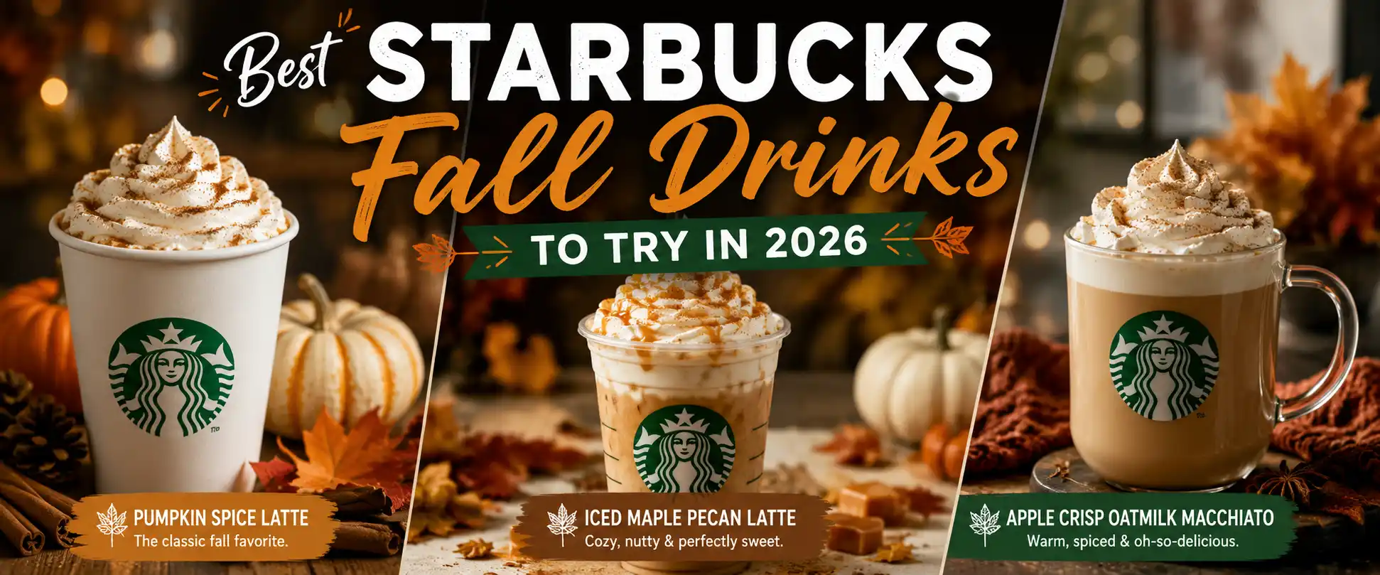Best Starbucks Fall Drinks to Try in 2026