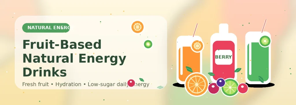 Fruit-Based Natural Energy Drinks