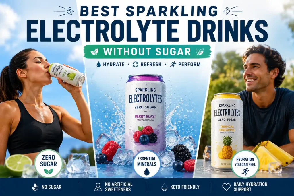 Best Sparkling Electrolyte Drinks Without Sugar