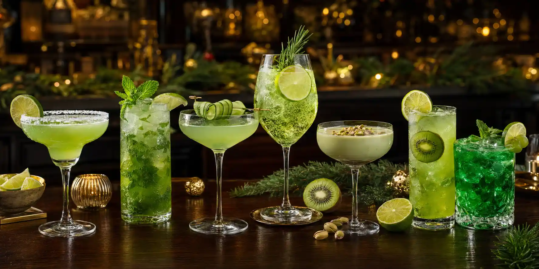 16 Green Alcoholic Drinks for Parties and Holidays