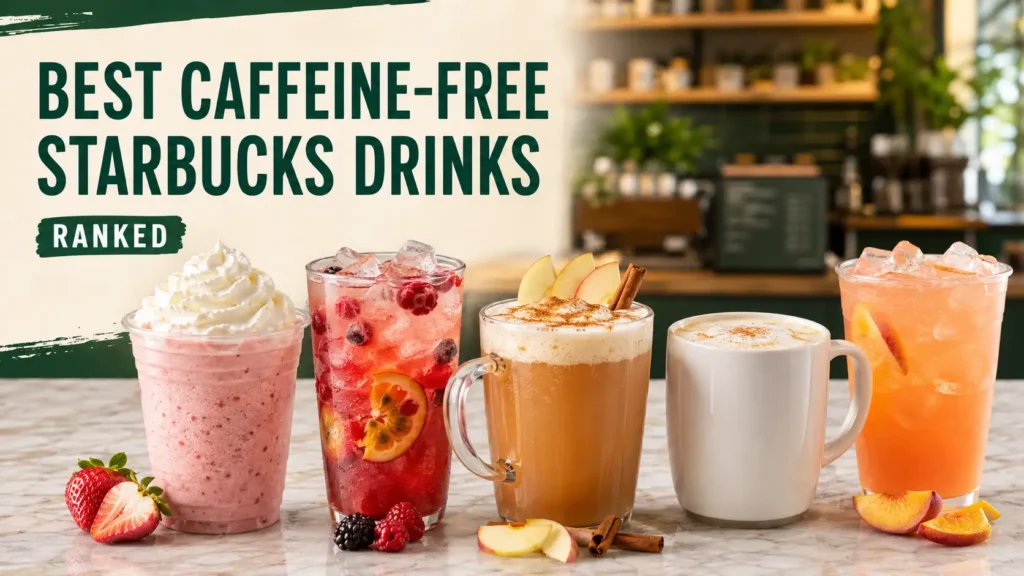 Best Caffeine-Free Starbucks Drinks, Ranked
