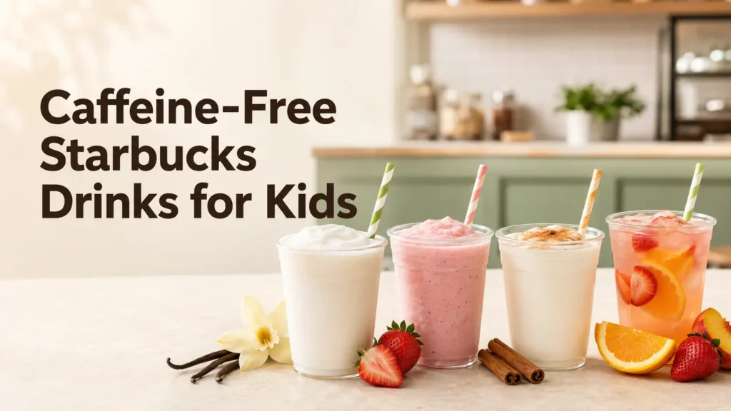 Caffeine-Free Starbucks Drinks for Kids
