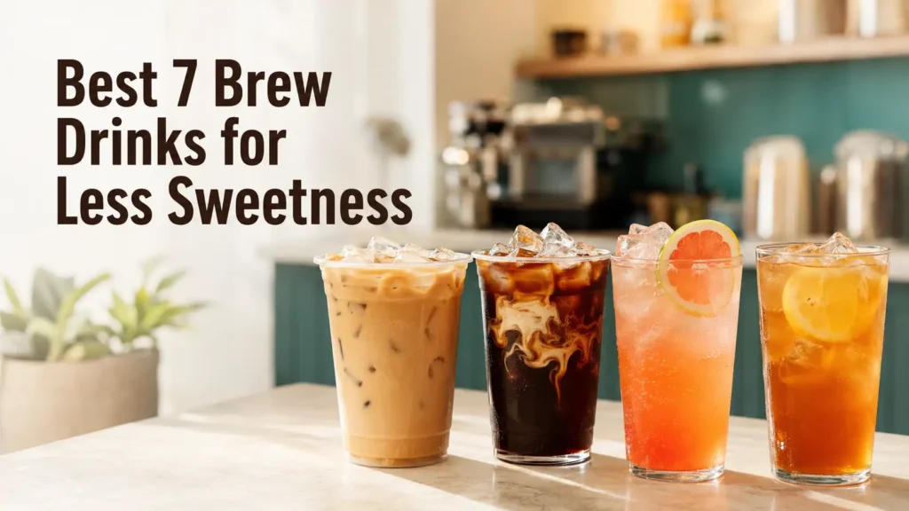 Best 7 Brew Drinks for Less Sweetness