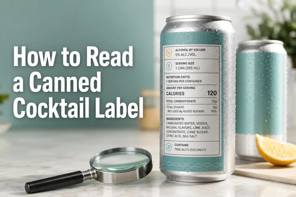 How to Read a Canned Cocktail Label