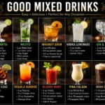 Good Mixed Drinks: 40 Easy Cocktails and Mocktails