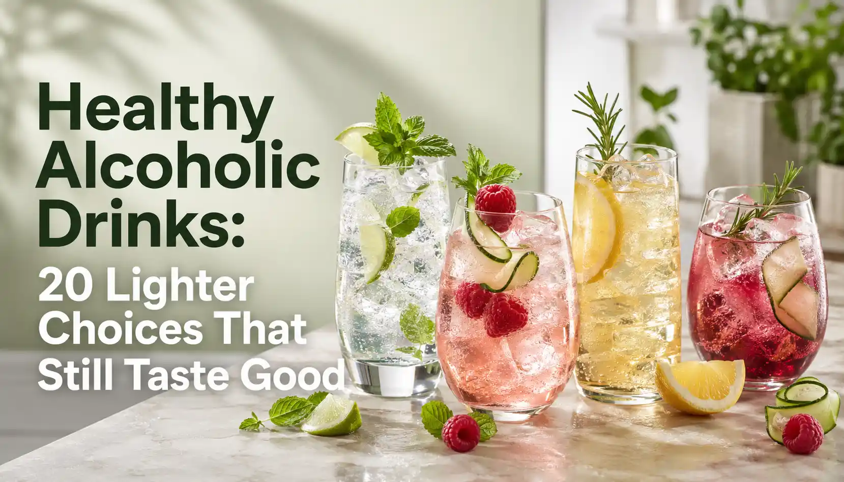 Healthy Alcoholic Drinks: 20 Lighter Choices That Still Taste Good