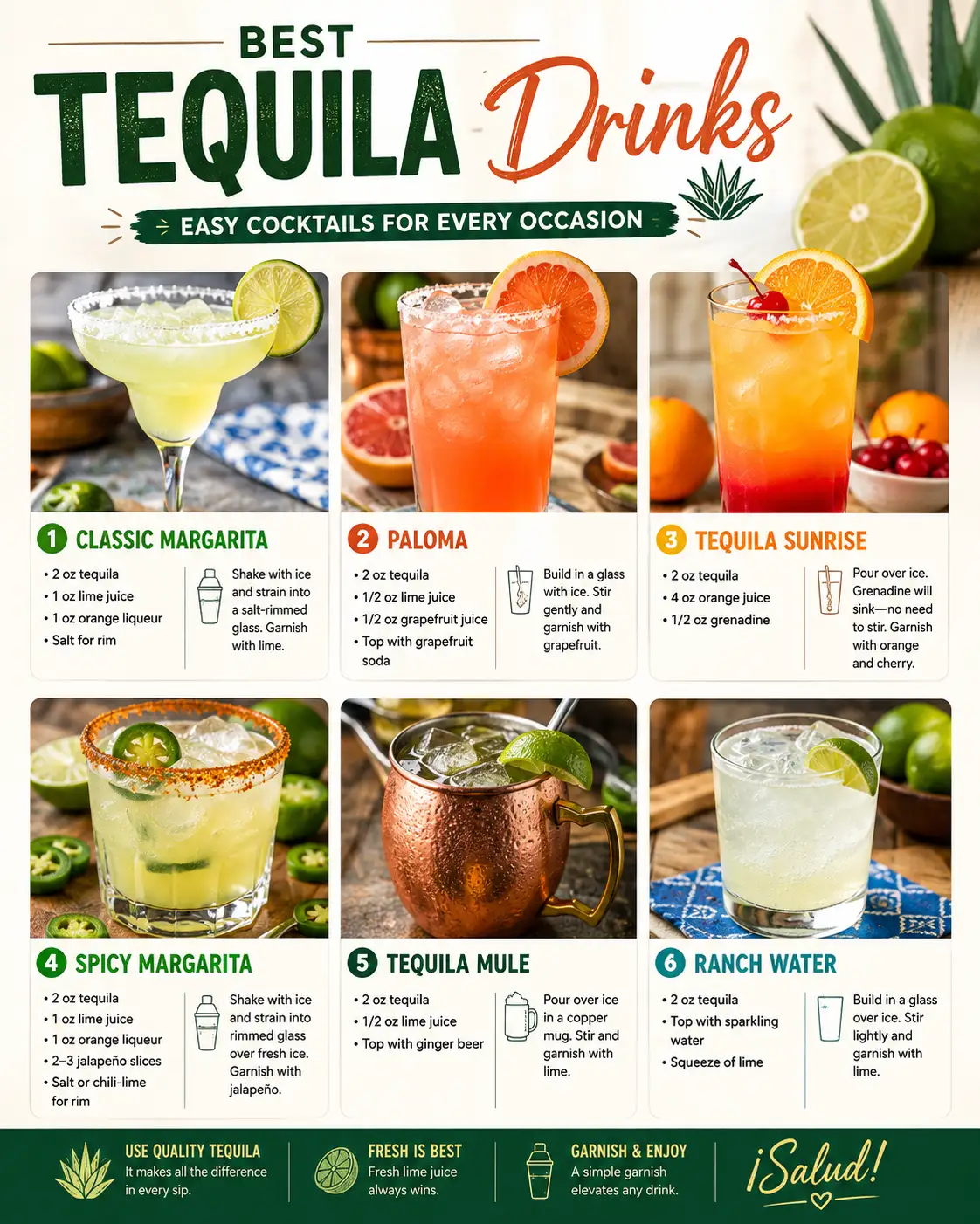 Best Tequila Drinks: Easy Cocktails for Every Occasion