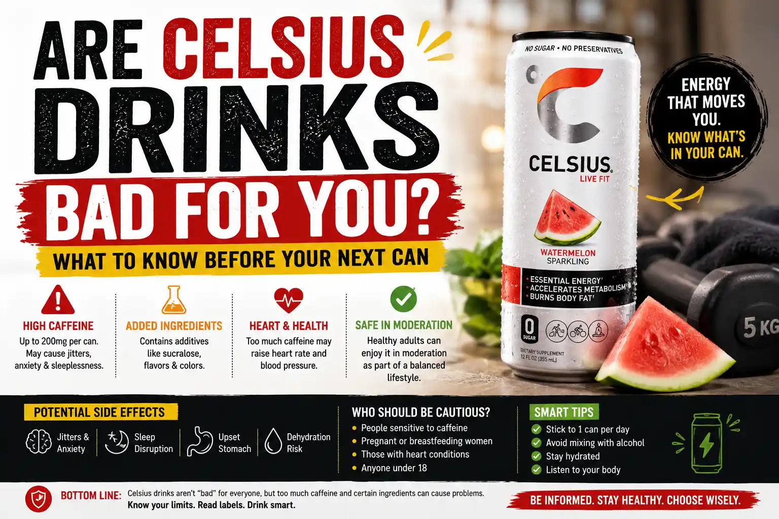 Are Celsius Drinks Bad for You? What to Know Before Your Next Can