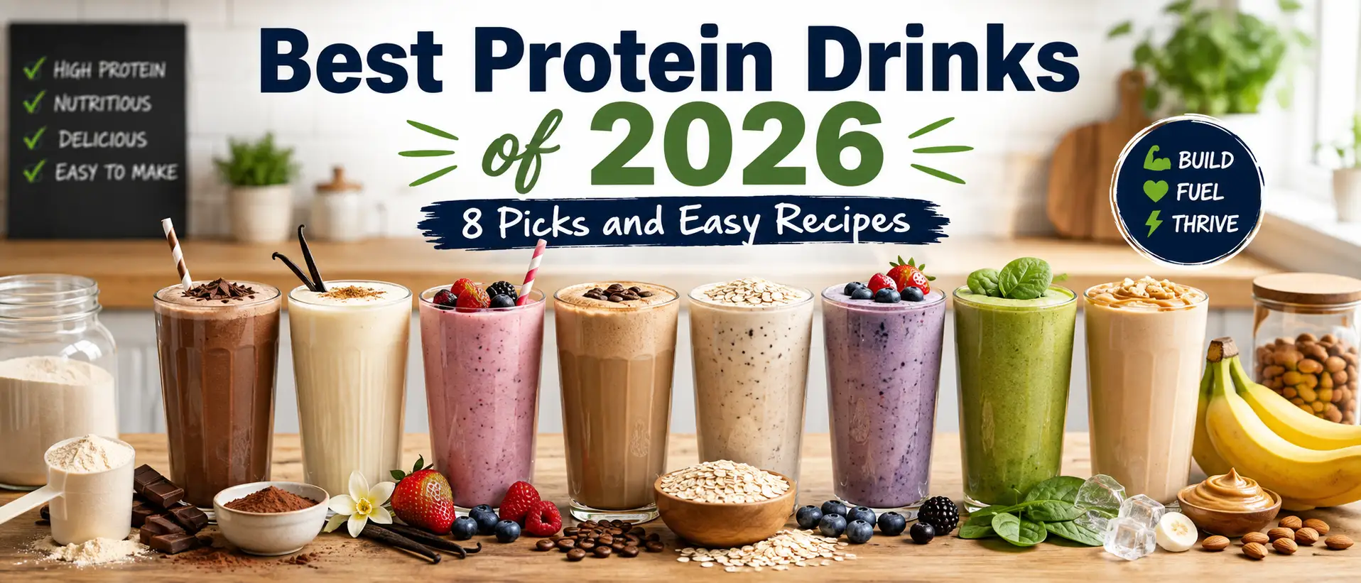 Best Protein Drinks of 2026: 8 Picks and Easy Recipes