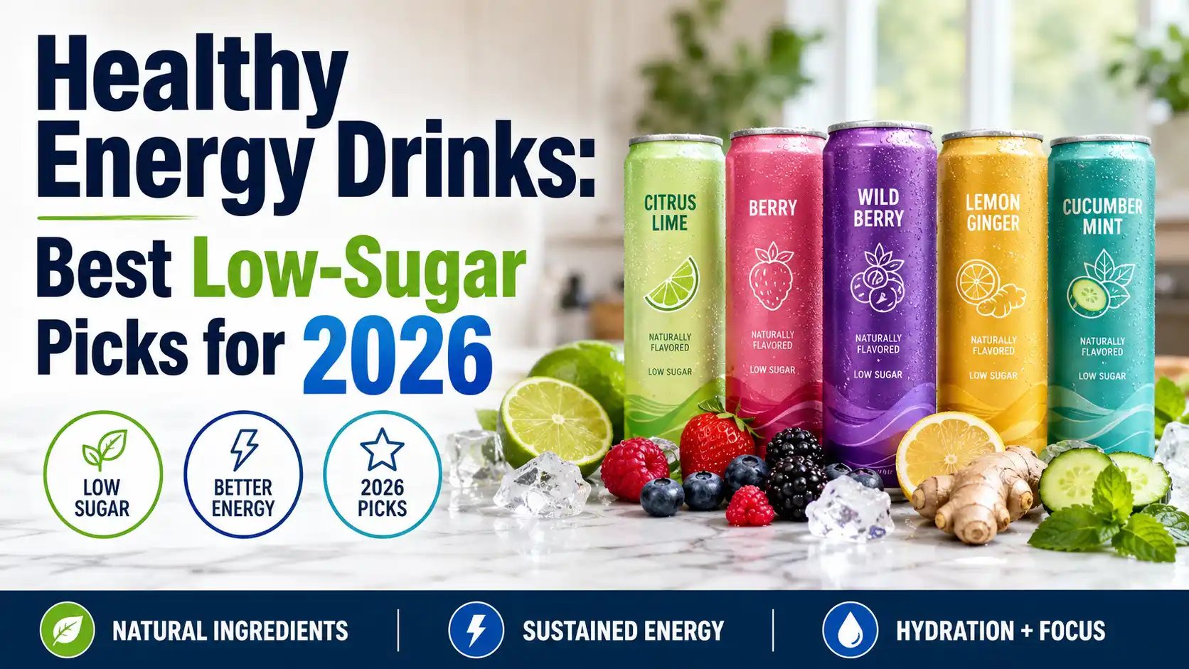 Healthy Energy Drinks: Best Low-Sugar Picks for 2026
