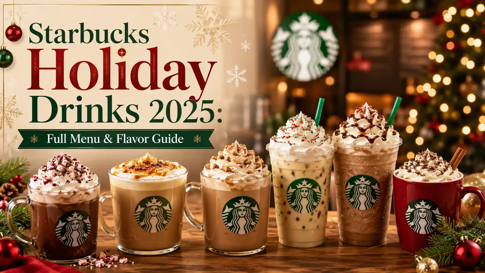 Starbucks Holiday Drinks 2025: Full Menu & Flavor Guide