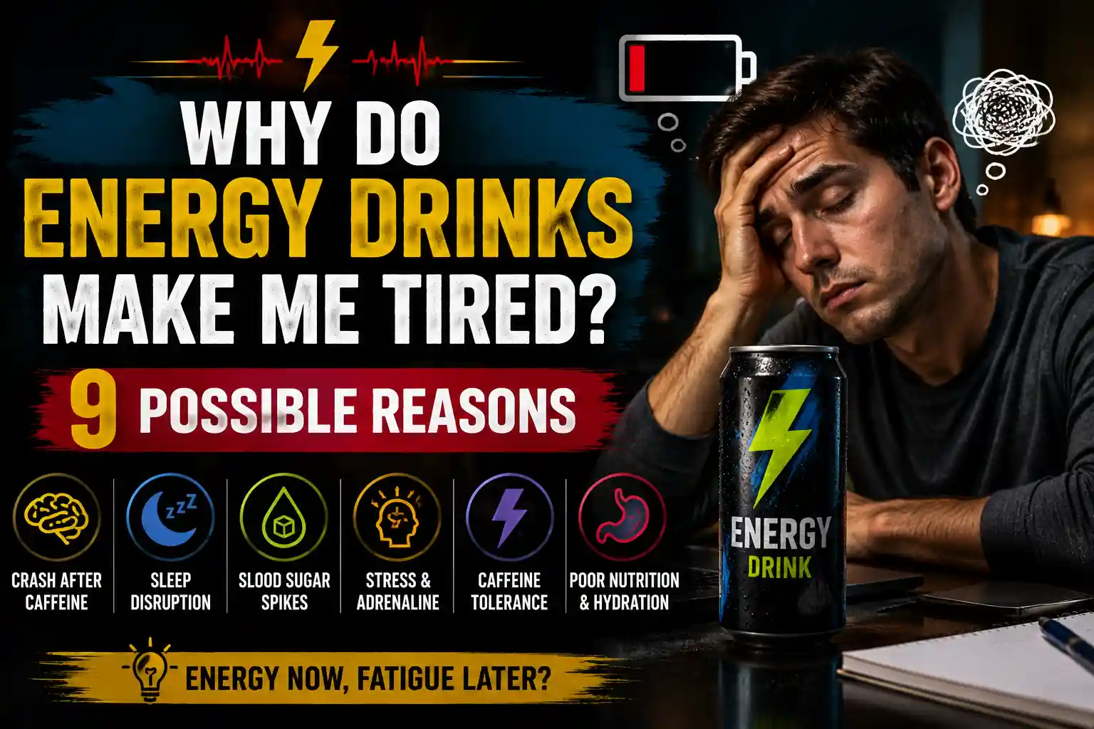 Why Do Energy Drinks Make Me Tired? 9 Possible Reasons