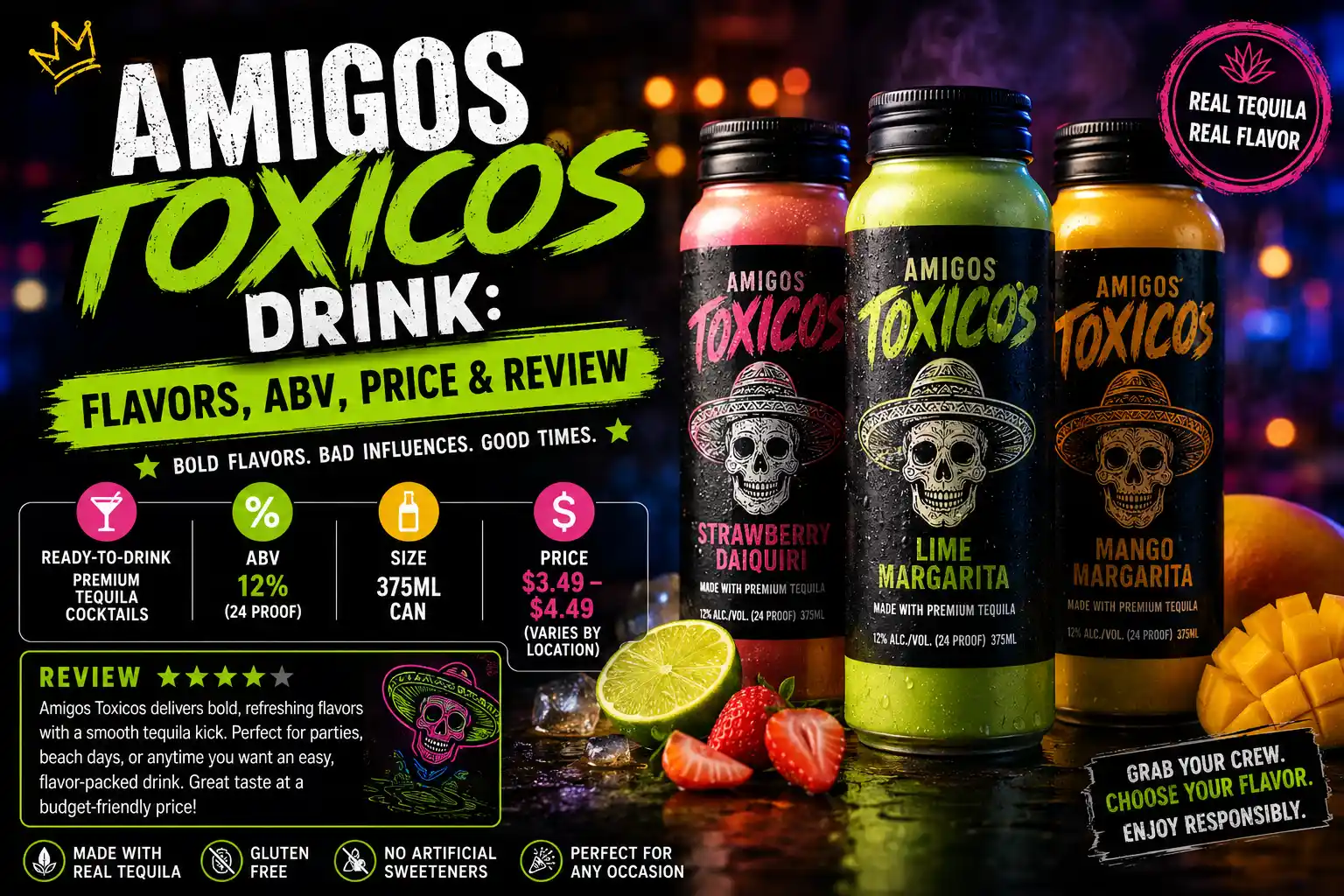 Amigos Toxicos Drink: Flavors, ABV, Price & Review