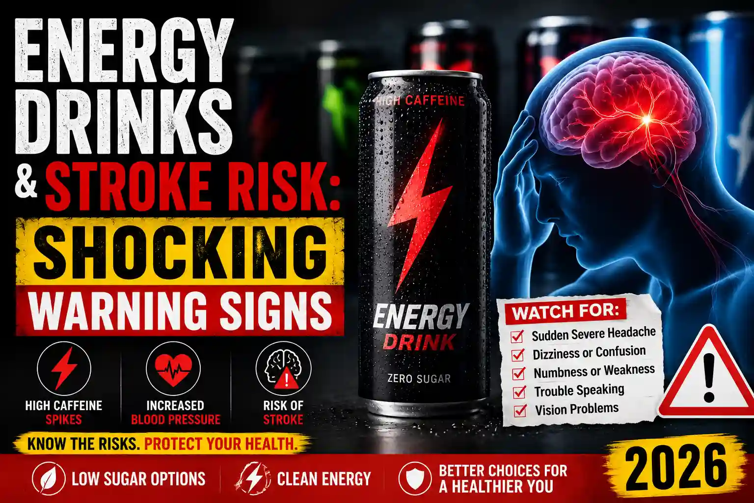 Energy Drinks & Stroke Risk: Shocking Warning Signs