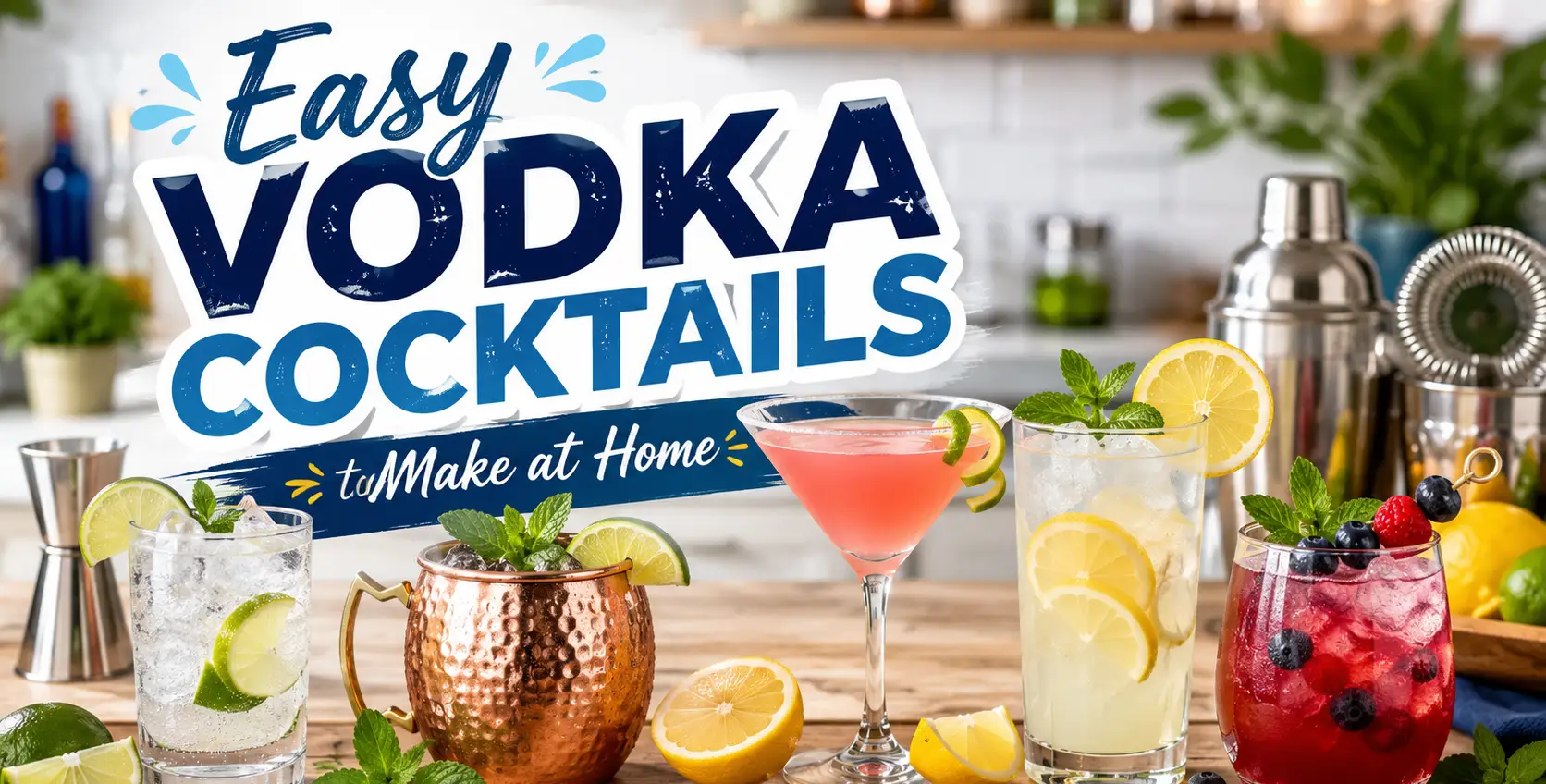 25 Easy Vodka Cocktails to Make at Home