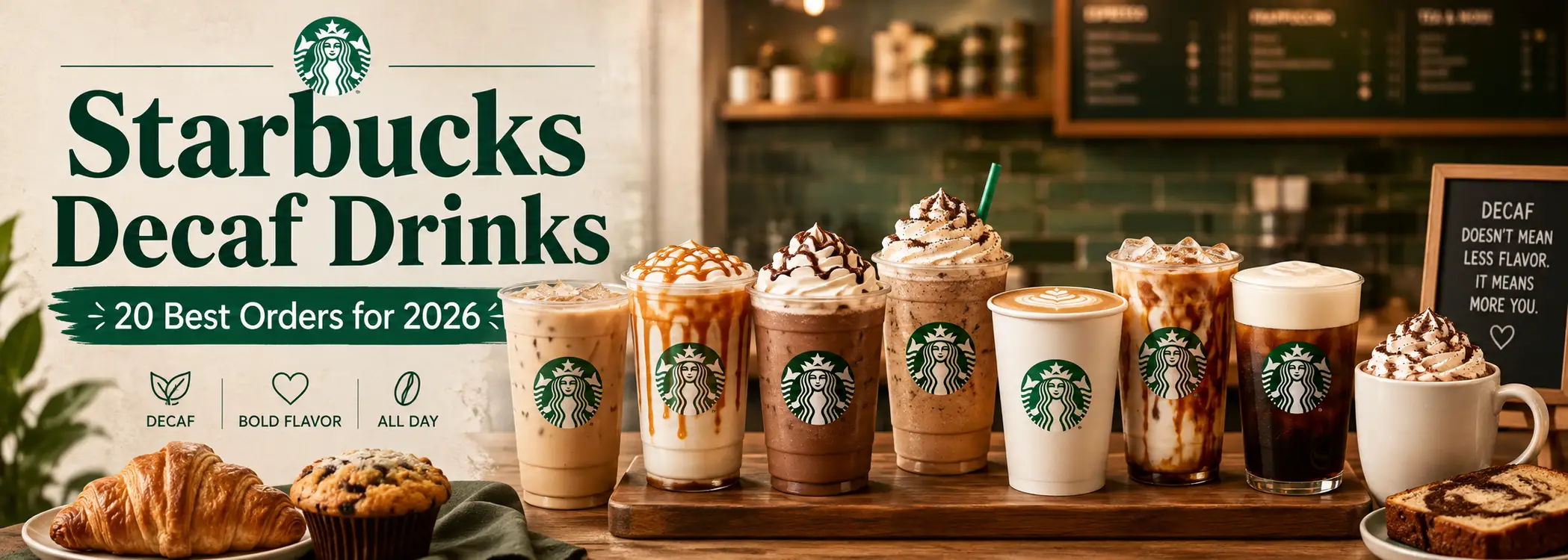 Starbucks Decaf Drinks: 20 Best Orders for 2026