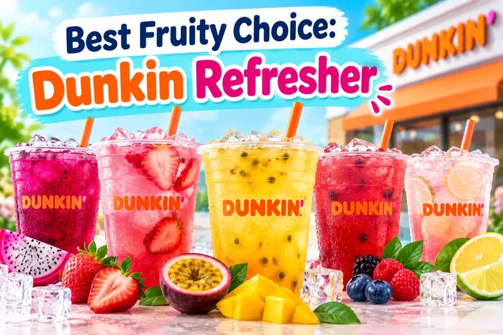 Best Fruity Choice: Dunkin Refresher