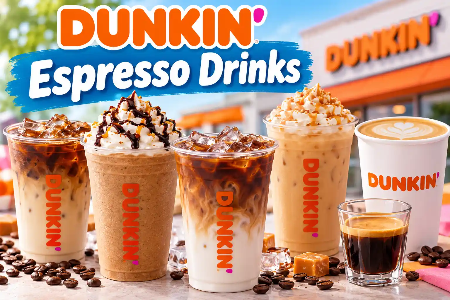 Dunkin Espresso Drinks