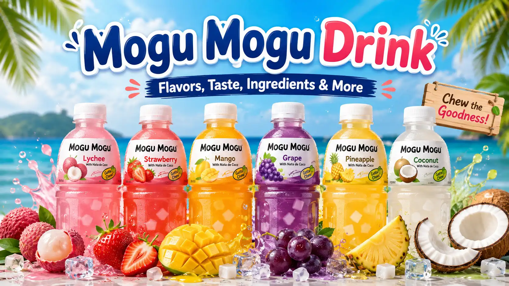 Mogu Mogu Drink: Flavors, Taste, Ingredients & More