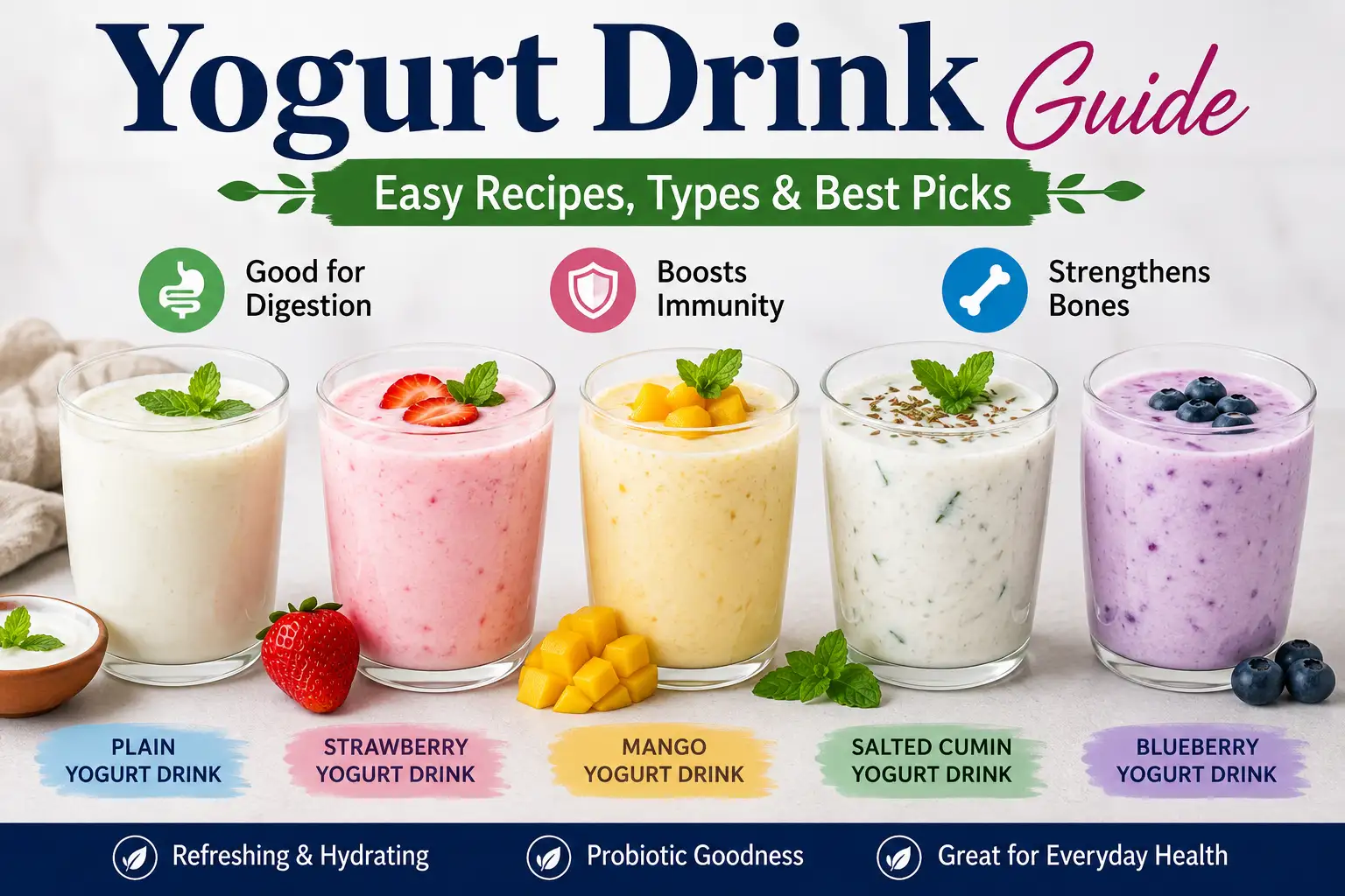 Yogurt Drink Guide: Easy Recipes, Types & Best Picks