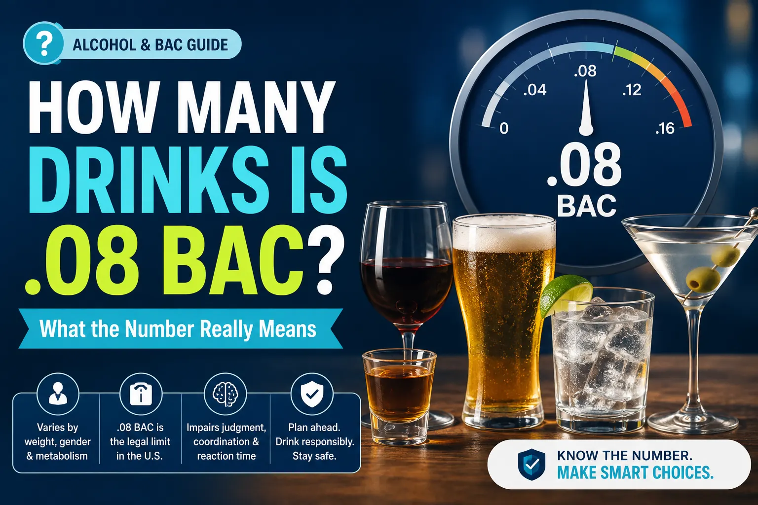How Many Drinks Is .08 BAC? What the Number Really Means