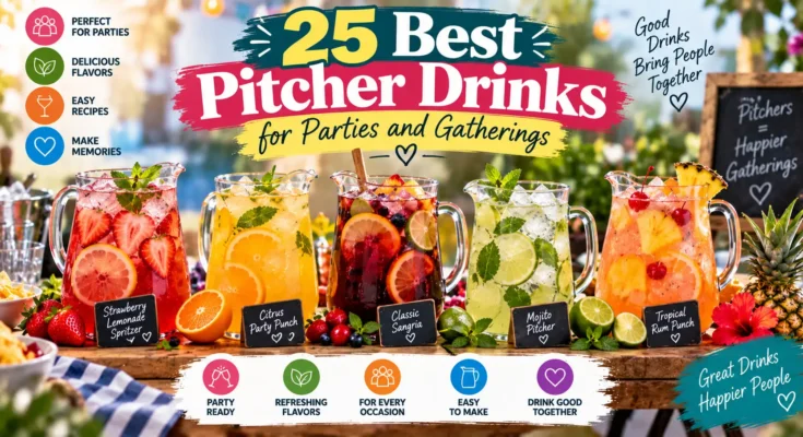 25 Best Pitcher Drinks for Parties and Gatherings