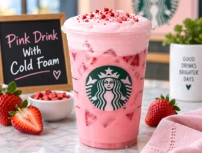 Pink Drink With Cold Foam